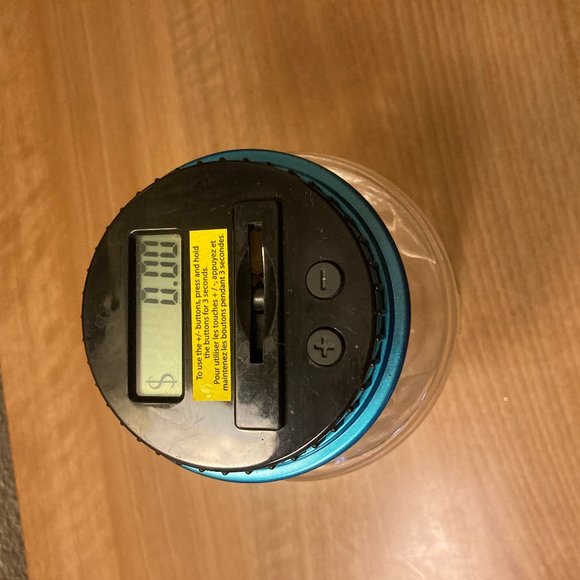 Digital CAD Coin Counter Piggy Bank - Picture 3 of 3